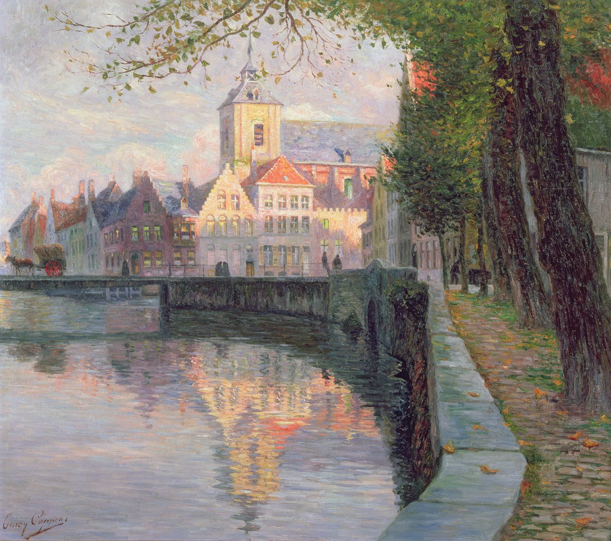 Outono em Bruges de Omer Coppens