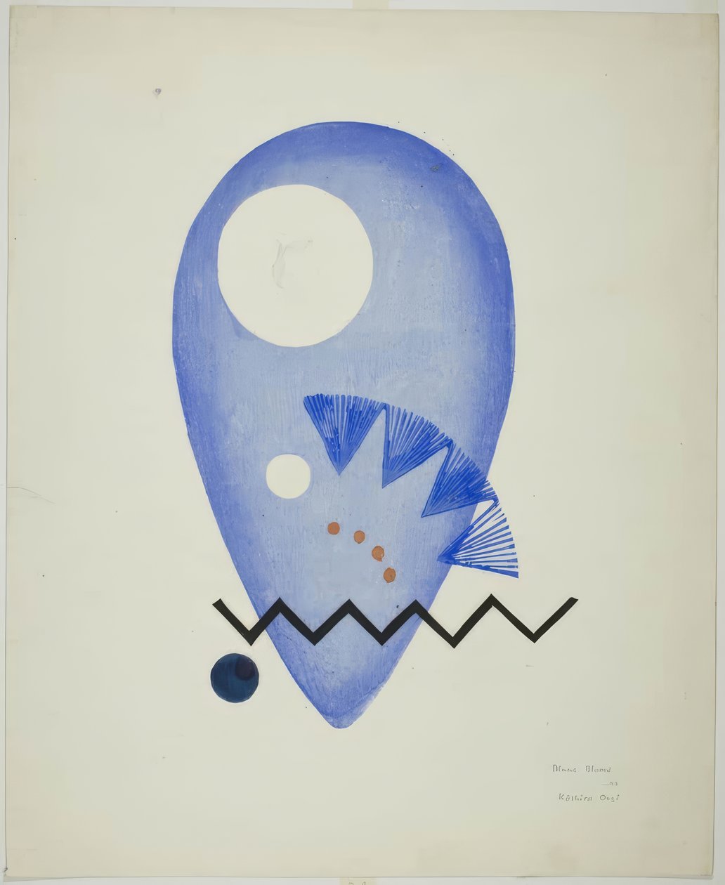 Blue Flower (Flor Azul) de Onchi Kôshirô