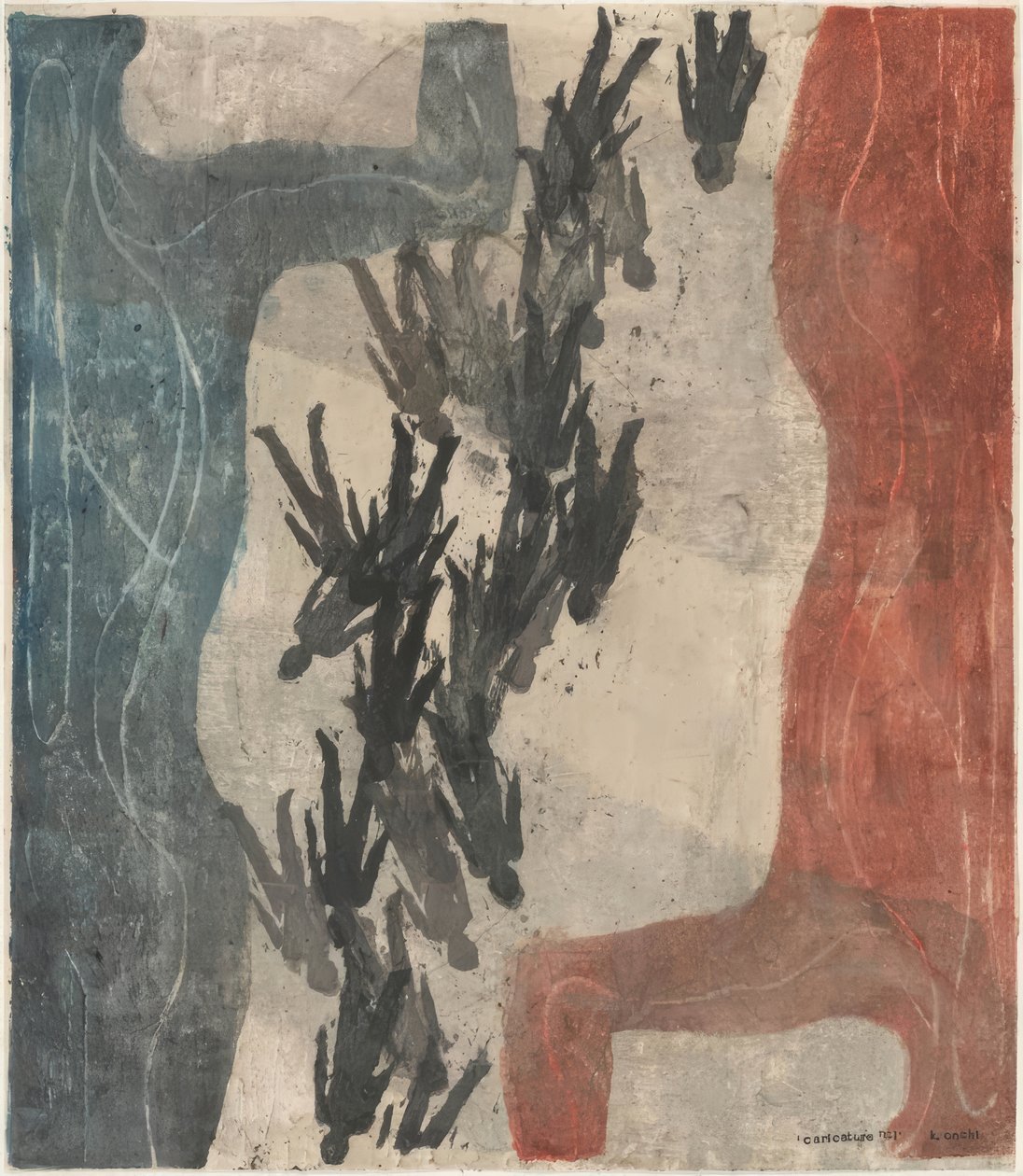 Japão, 1947: Caricatura Número Um de Onchi Kôshirô