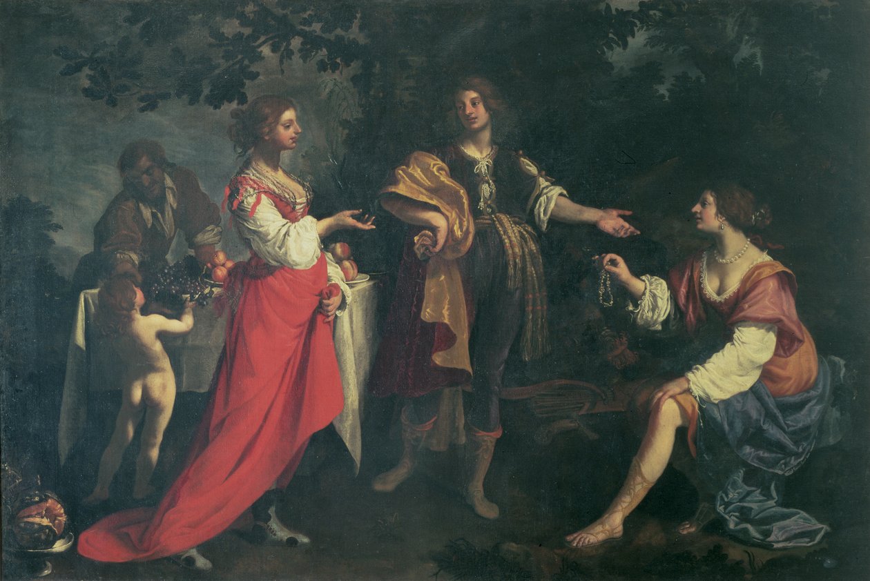Angélica e o mouro, Medoro, 1634 de Orazio Fidani