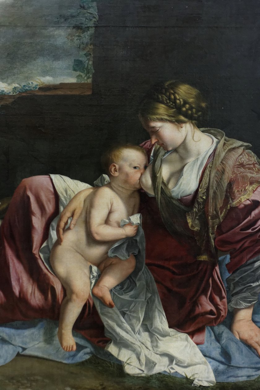 Descanse na fuga para o Egito de Orazio Gentileschi