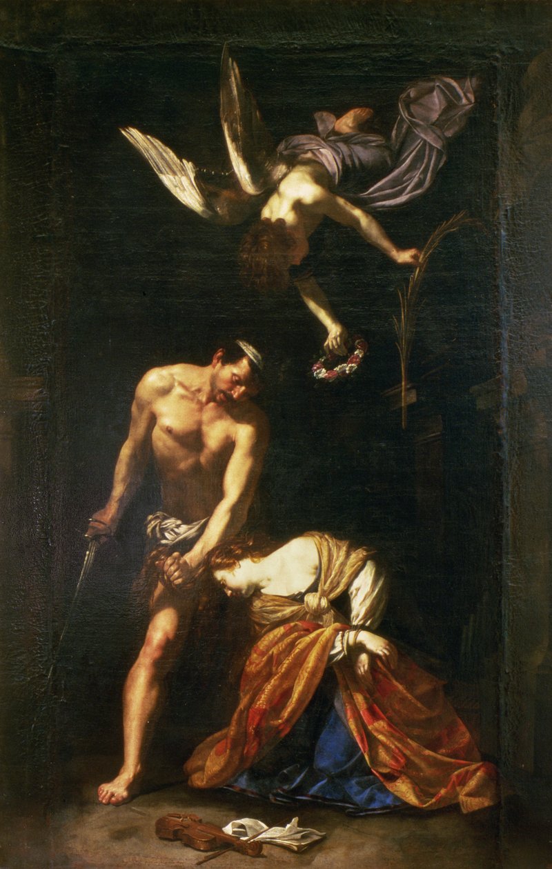 O martírio de Santa Cecília de Orazio Riminaldi
