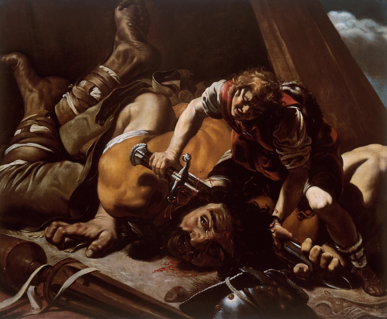 Davi e Golias de Orazio Borgianni
