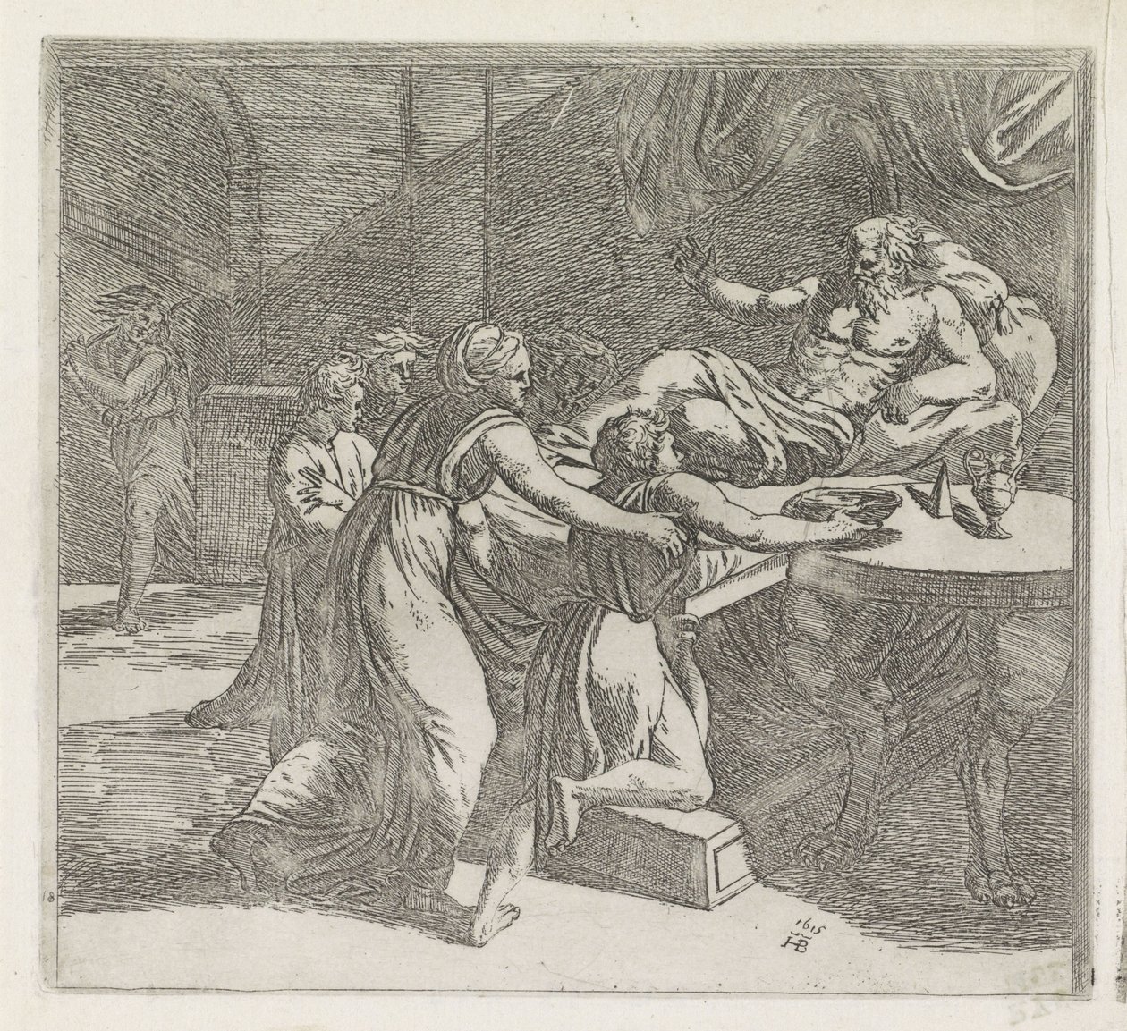 Isaac abençoa Jacob
Pinturas na Loggia de Rafael (título da série) de Orazio Borgianni