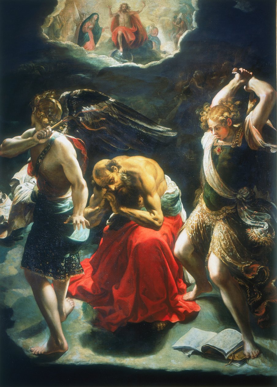 Sonho de São Jerônimo, c1600 de Orazio Borgianni