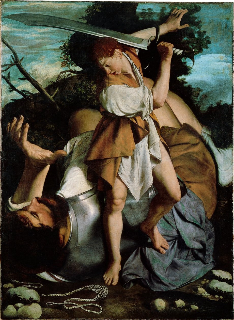 David e Golias de Orazio Gentileschi