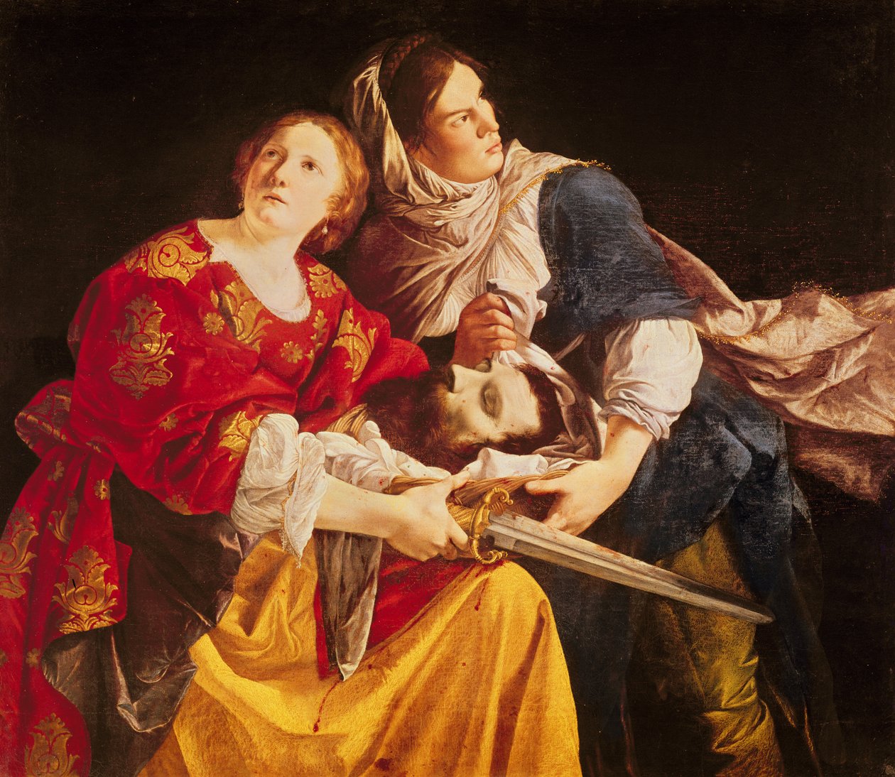 Judith com a cabeça de Holofernes de Orazio Gentileschi
