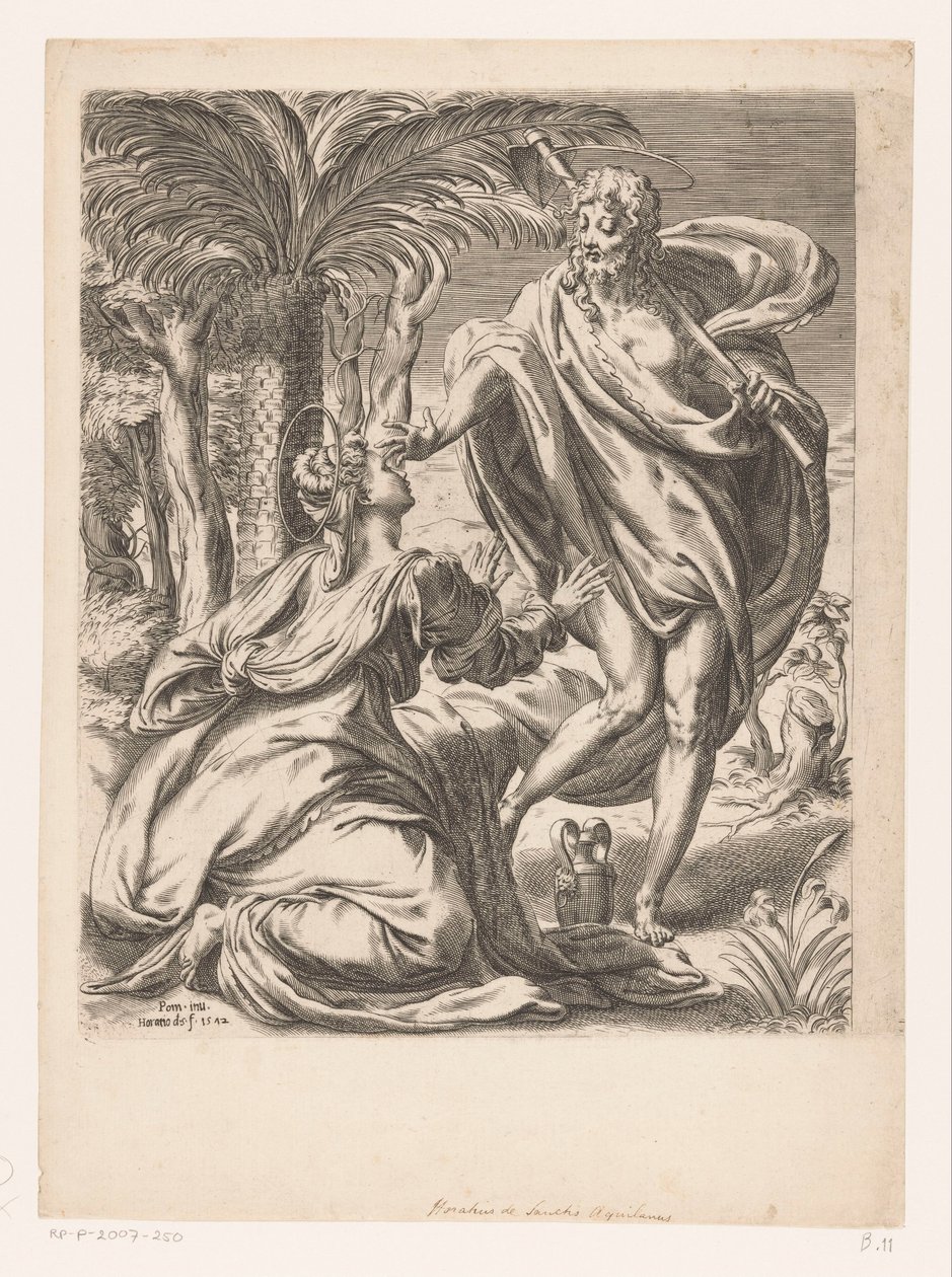 Cristo aparece a Maria Madalena (Noli me tangere) de Orazio de Santis