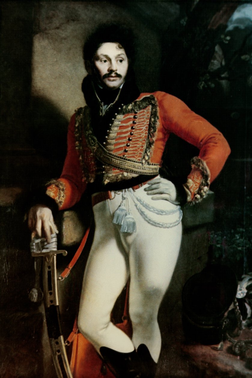 Retrato do Coronel Evgraf V. Davydov (1775-1823) 1809 de Orest Adamovich Kiprensky