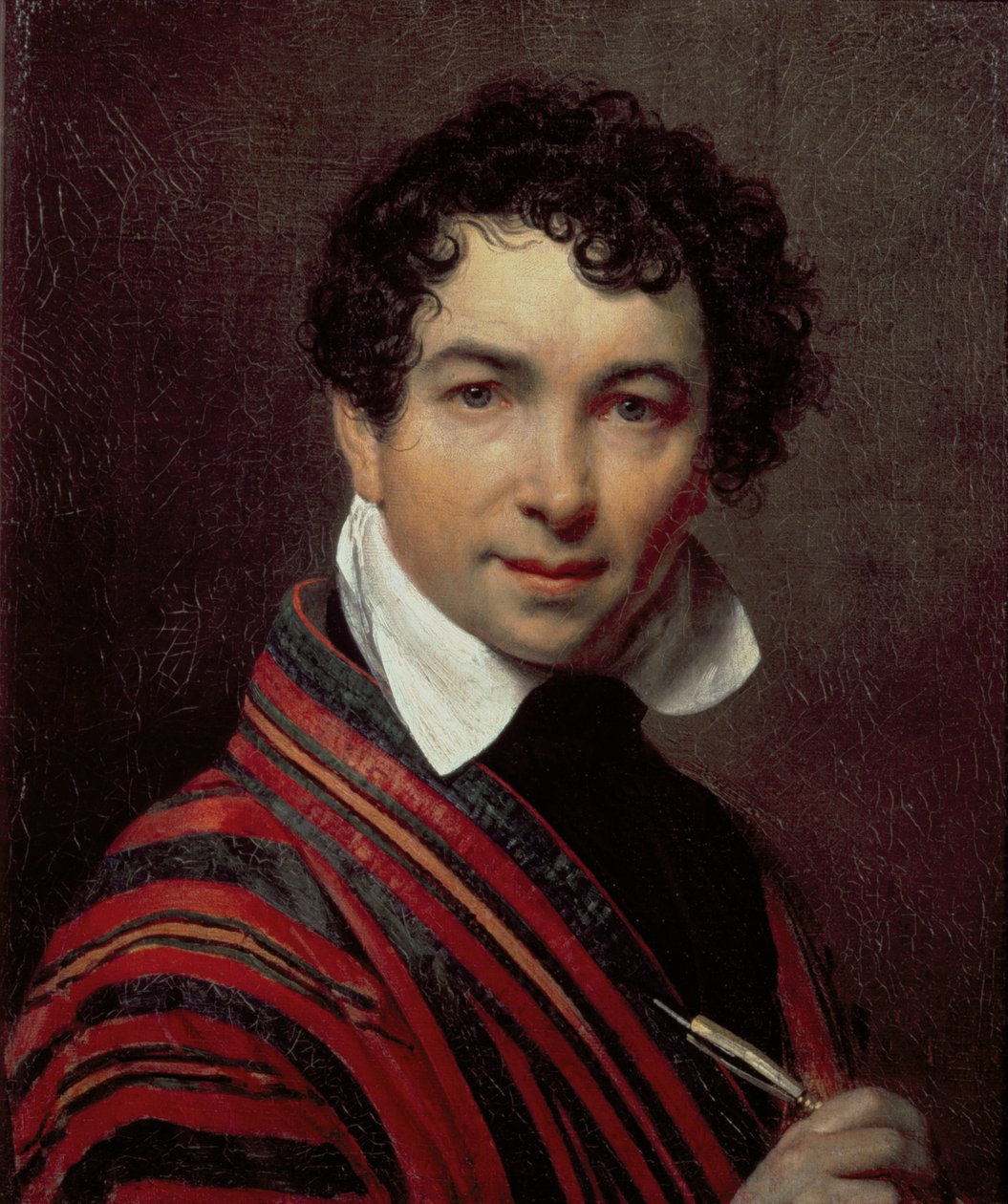Auto-retrato, 1828 de Orest Adamovich Kiprensky