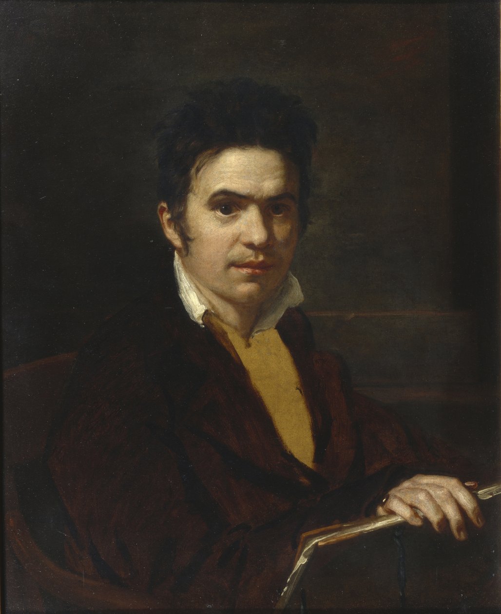 Retrato de Alexander Khristoforovich Vostokov 1781-1864, antes de 1816 de Orest Adamovich Kiprensky