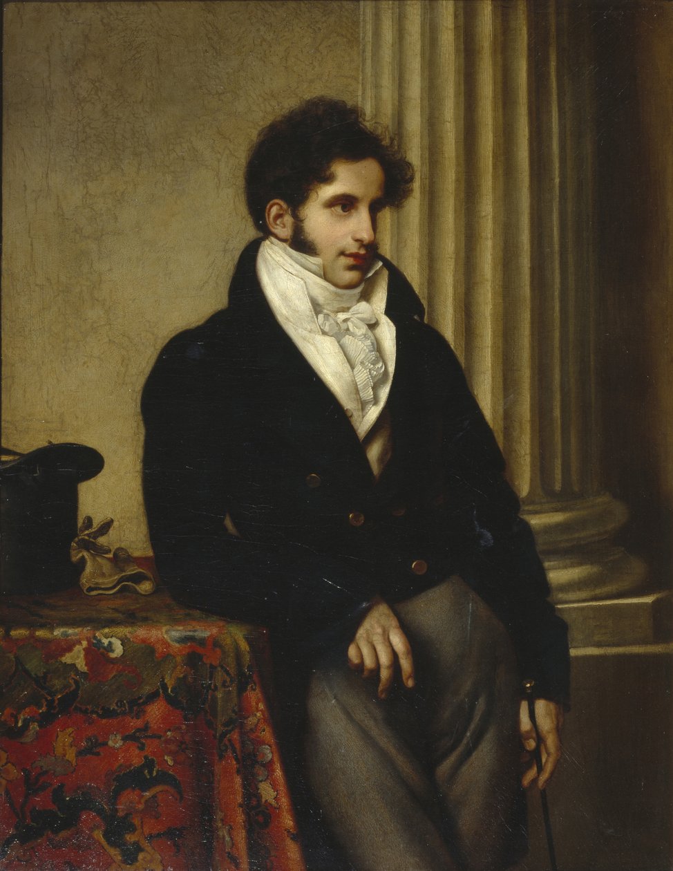 Retrato do conde Sergey Semionovich Uvarov 1786-1855, 1815-1816 de Orest Adamovich Kiprensky