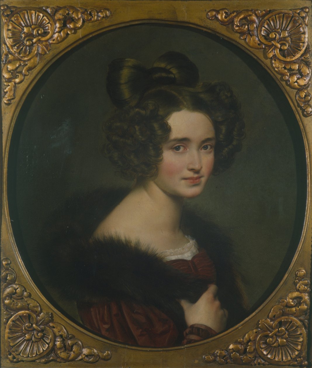 Portrait of Olimpiada Ryumina, 1826 de Orest Adamovich Kiprensky