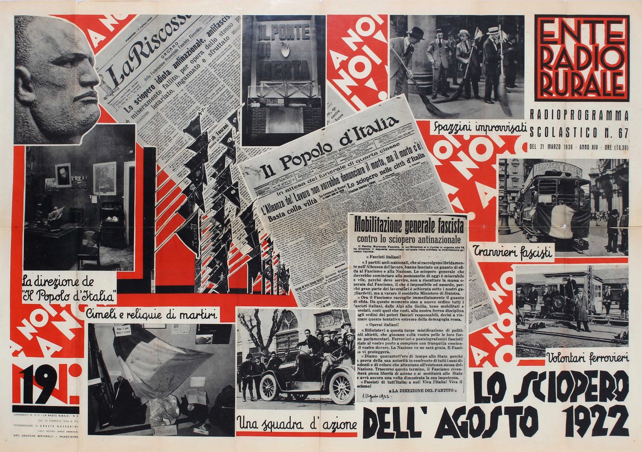 Autoridade de Rádio Rural Radioprogramma Scholastico N.67, 1936. de Oreste Gasperini