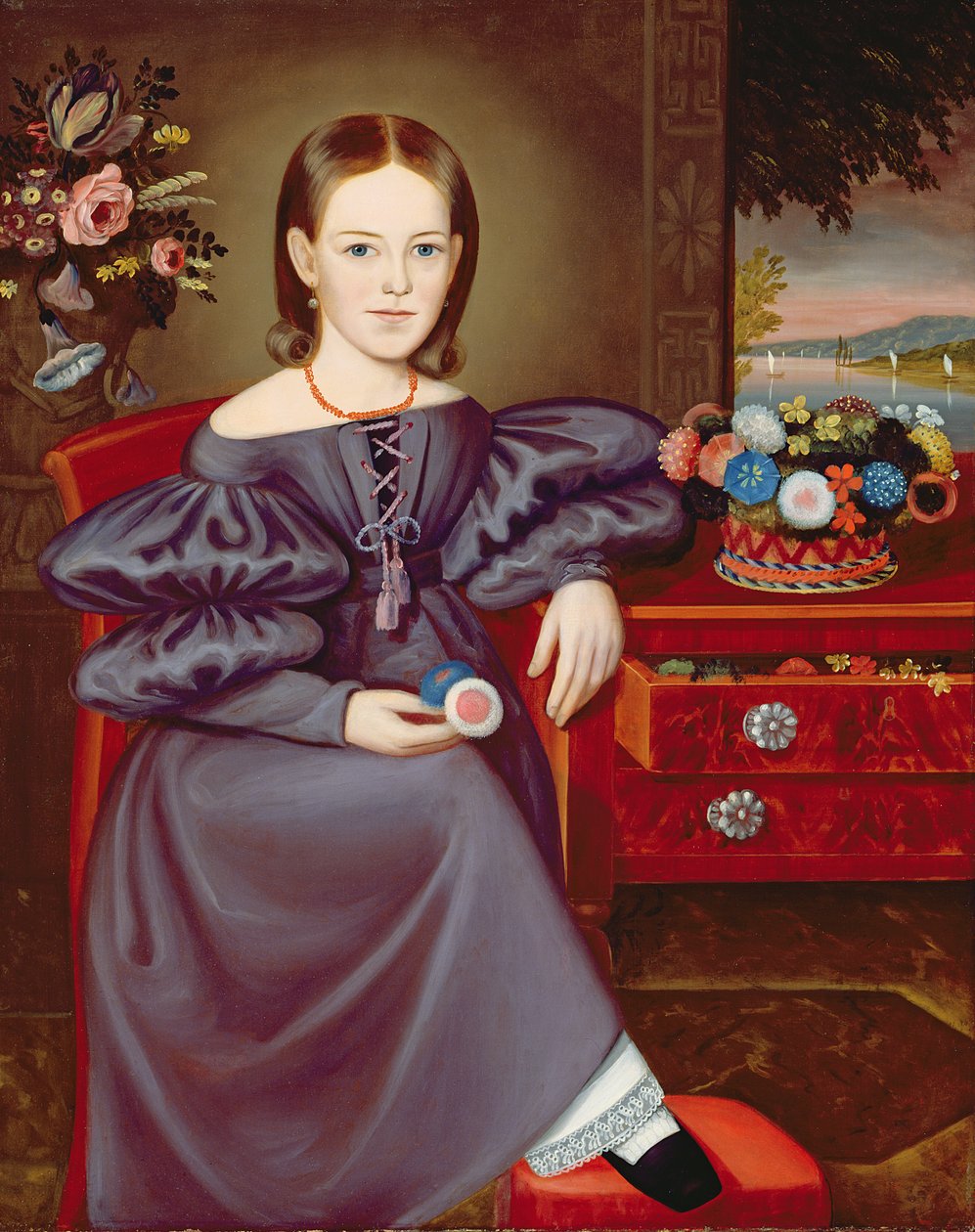 Miss Tweedy do Brooklyn, c.1845 de Orlando I. Bears