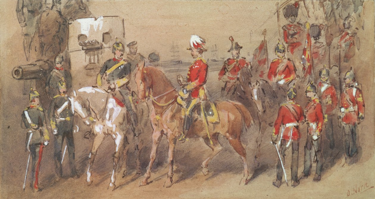 General Sir Garnet Wolseley (1833-1913) em Alexandria, 1882 de Orlando Norie