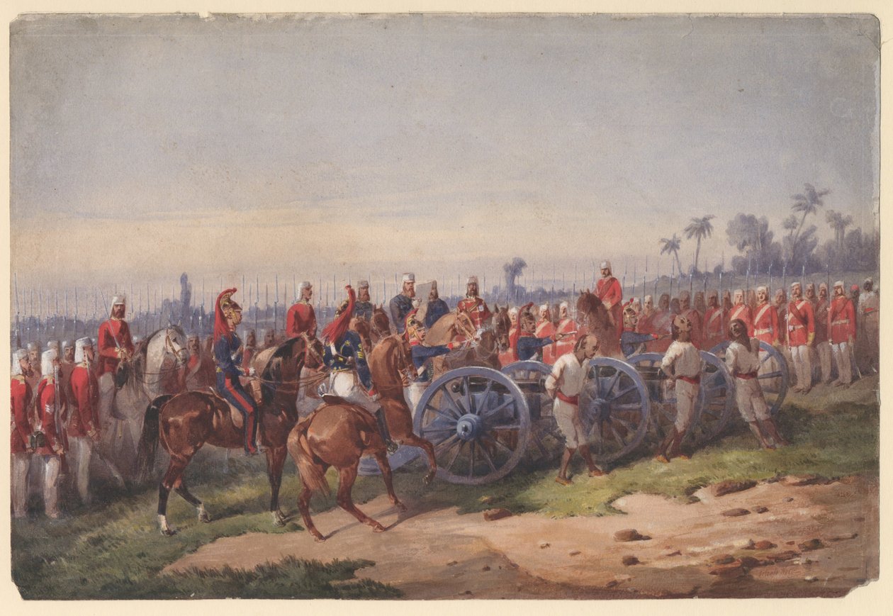 Soprando de uma arma, 1858 de Orlando Norie