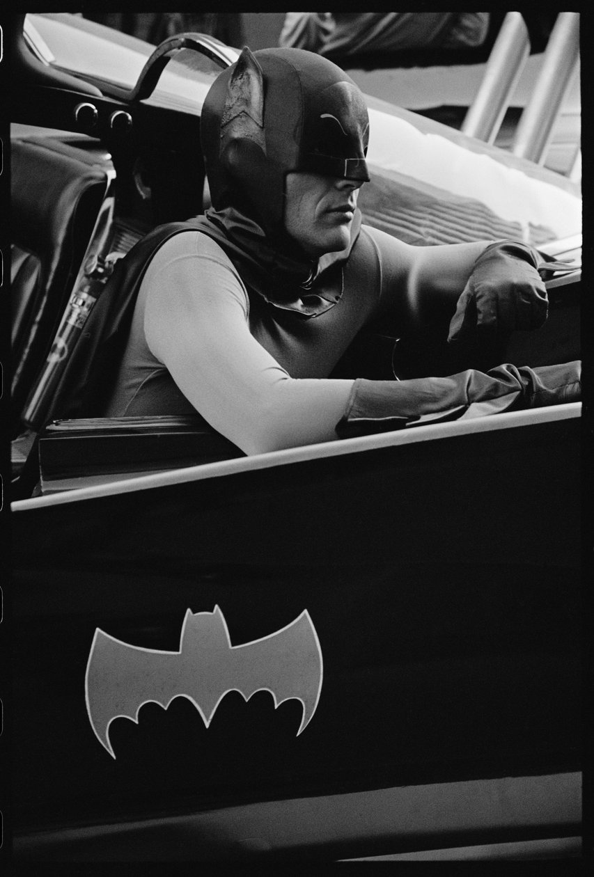 Batman no set da série de TV 