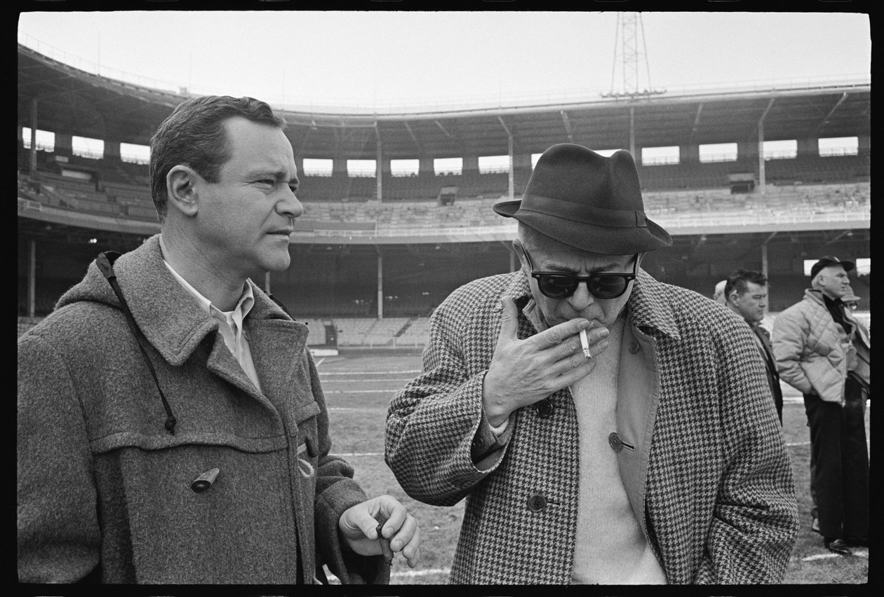 Billy Wilder e Jack Lemmon no set de 
