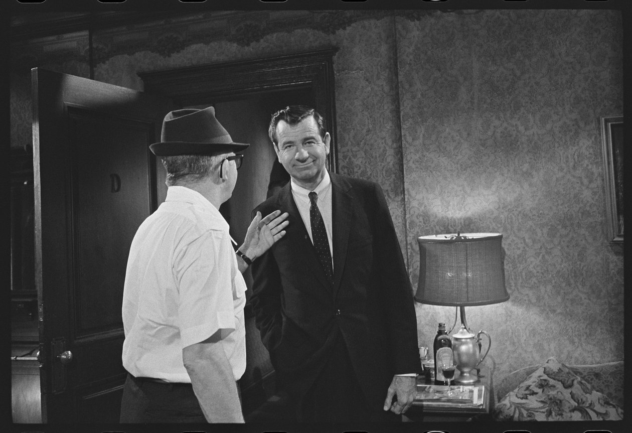 Billy Wilder e Walter Matthau no set de 