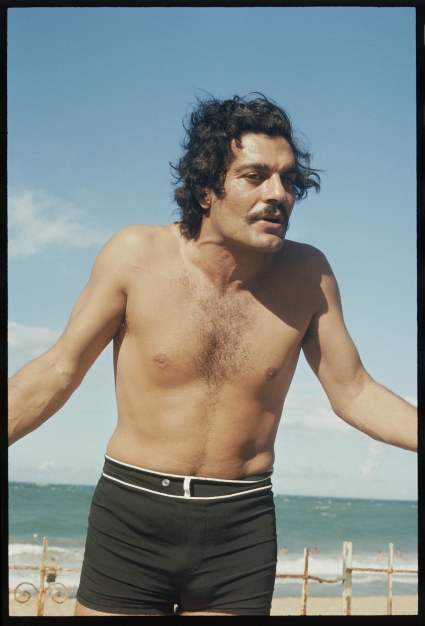 Omar Sharif na praia de Orlando Suero