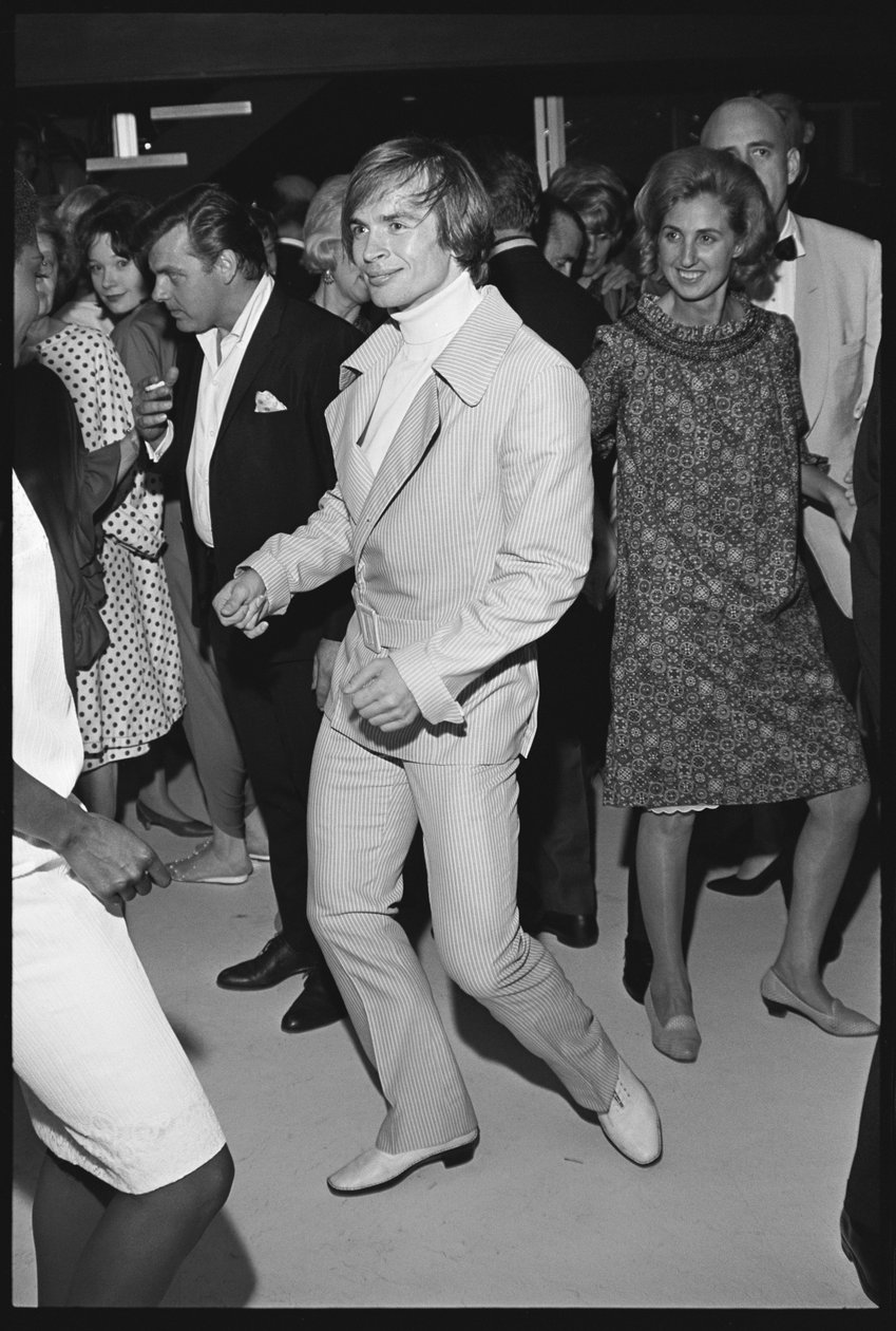 Rudolf Nureyev numa festa na casa de Malibu de Orlando Suero