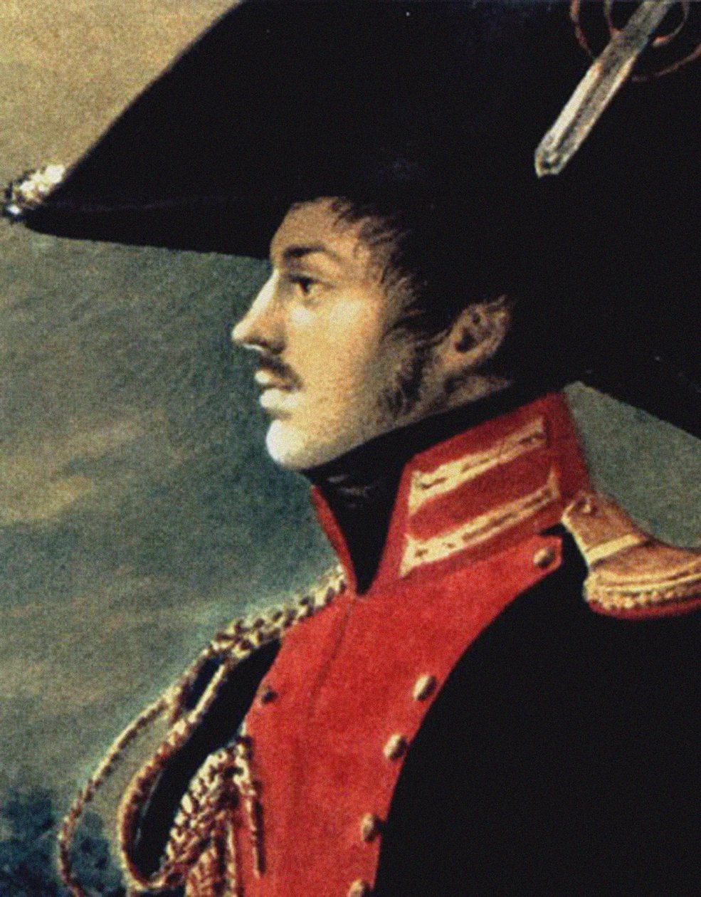 Retrato de Pavel Ivanovich Pestel 1793-1826 Detalhe, 1813 de Orlowski