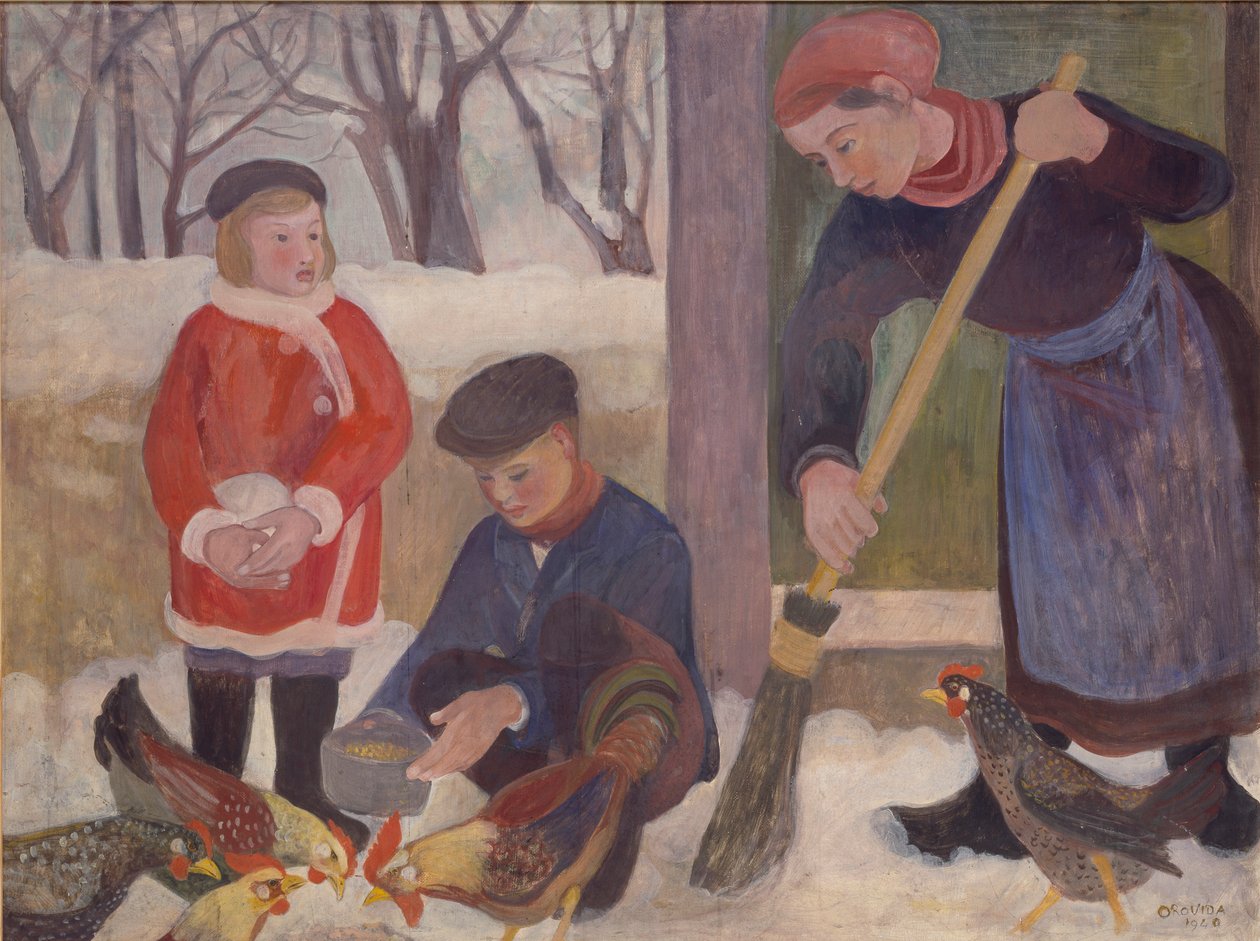 Inverno, 1940 de Orovida Camille Pissarro