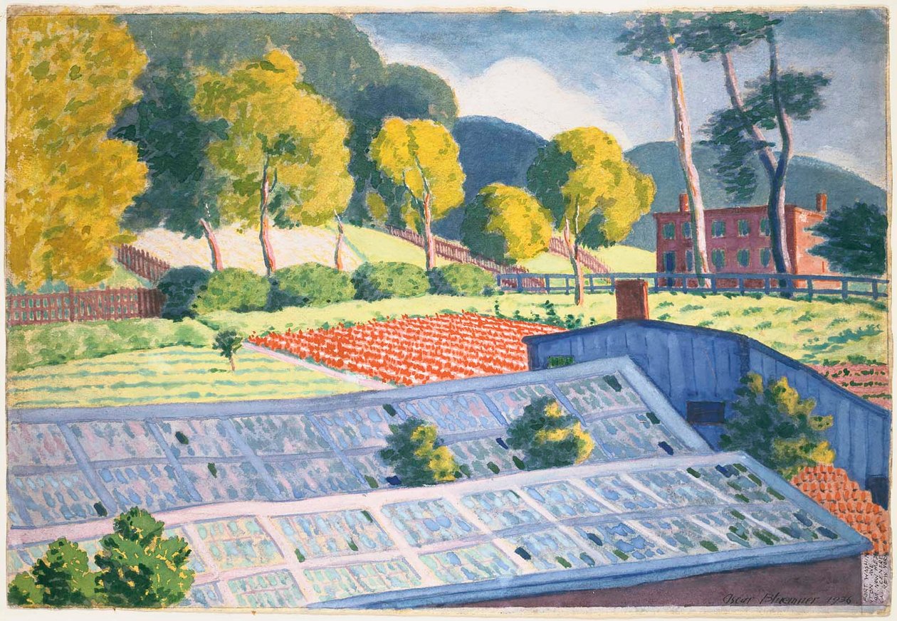 Fort Washington Avenue em 1911 de Oscar Florianus Bluemner