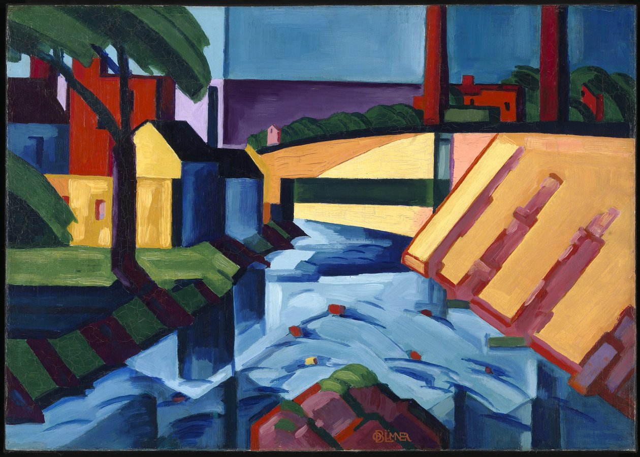 Tons da noite de Oscar Bluemner