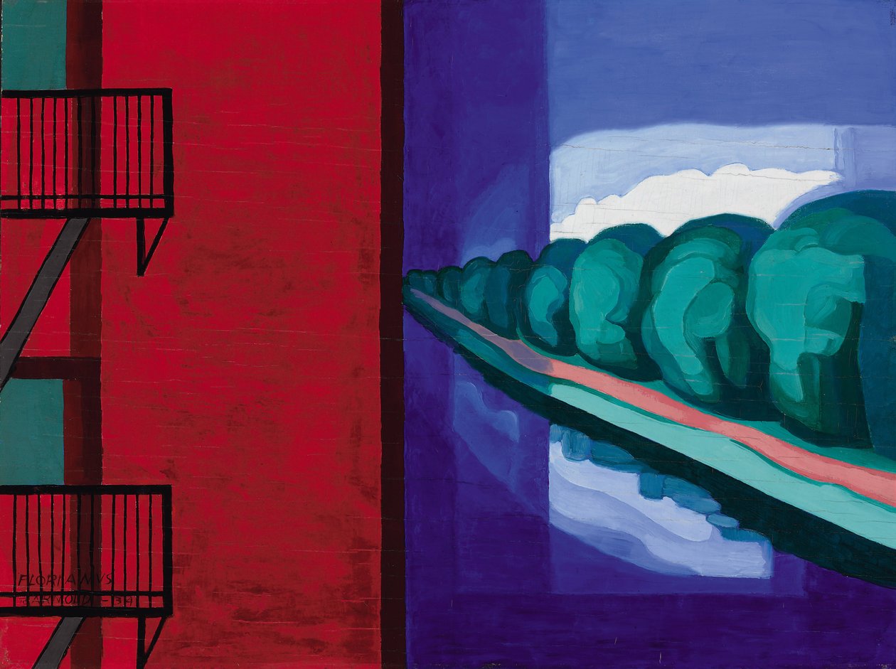 Contrastes (dois espaços) de Oscar Florianus Bluemner