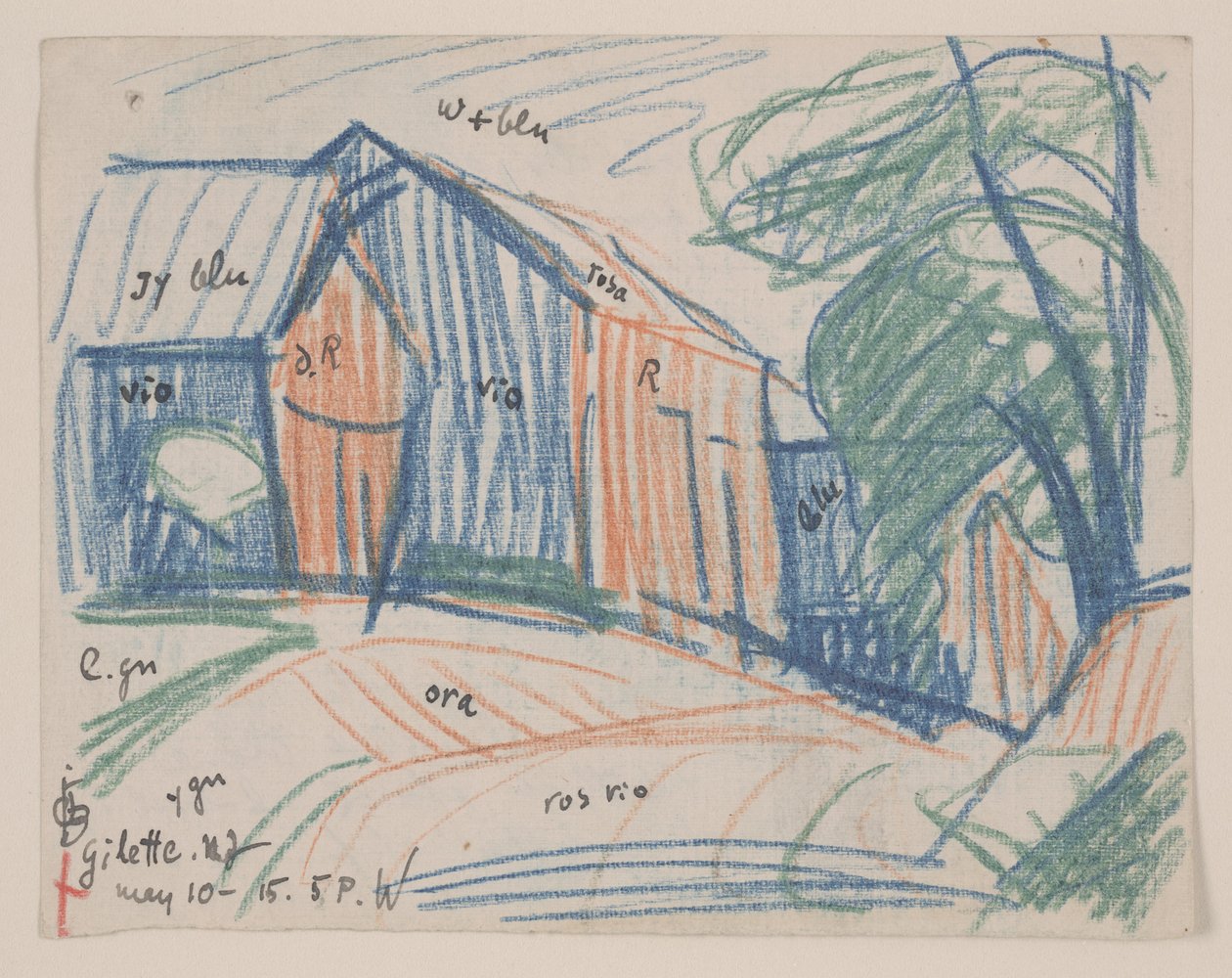 Gilette, Nova Jersey de Oscar Florianus Bluemner