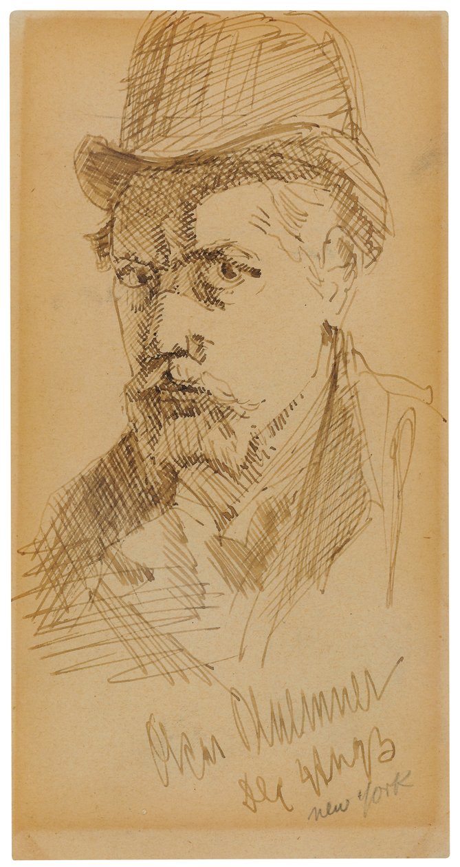 Auto-retrato de Oscar Florianus Bluemner