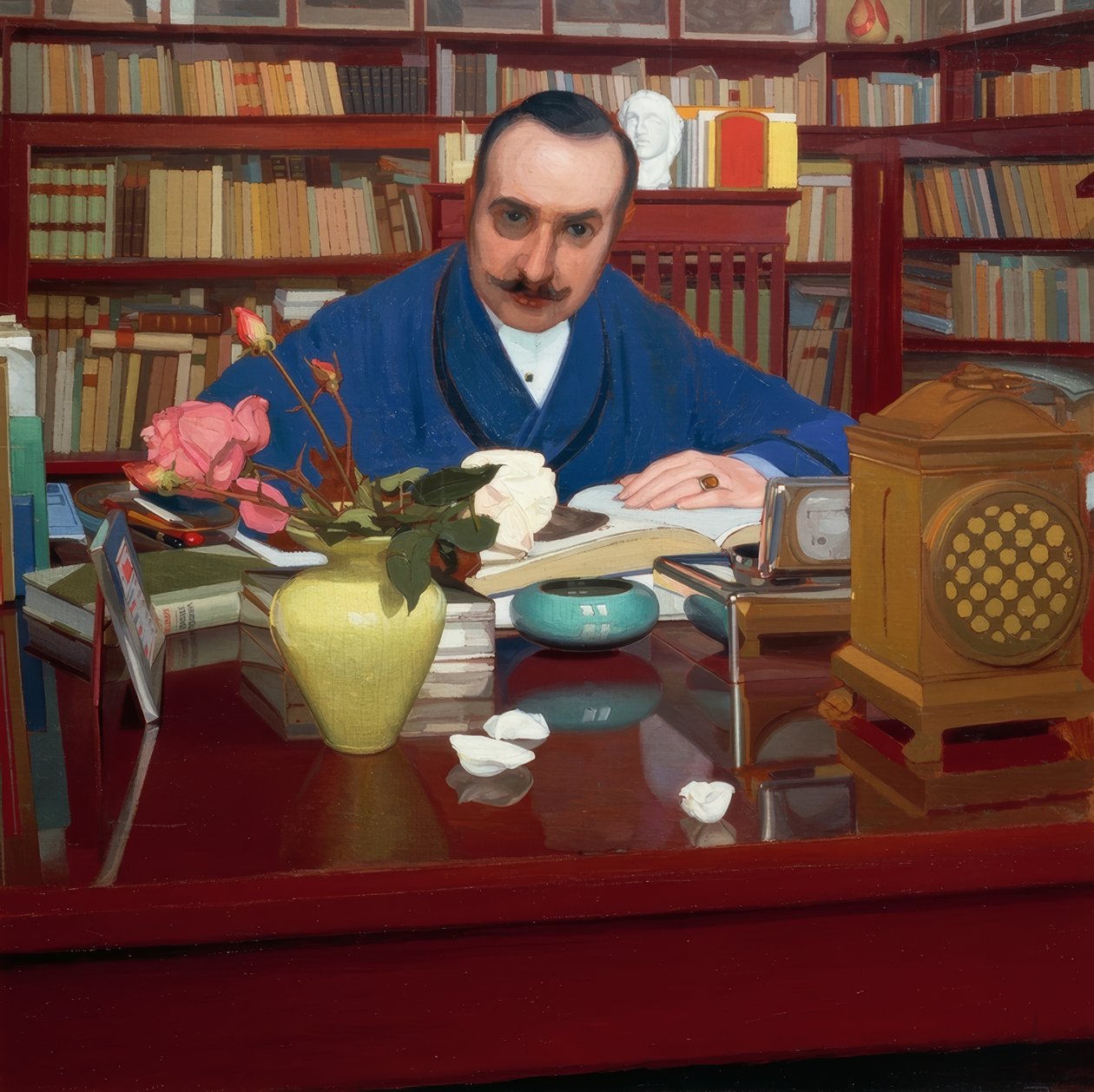 O escritor e crítico de arte Ugo Ojetti de Oscar Ghiglia