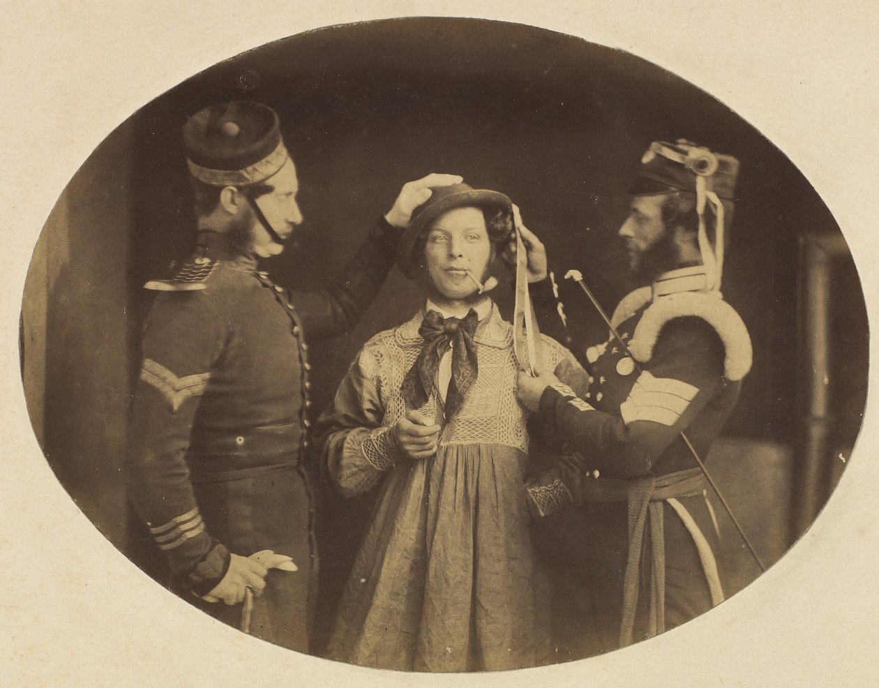 A esperança de seu país, 1855. de Oscar Gustav Rejlander