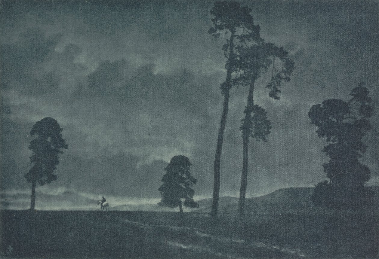 Trabalho de câmera: The Solitary Horseman, 1904. Os Criadores: Oscar Hofmeister, Theodor Hofmeister. de Oscar and Theodor Hofmeister