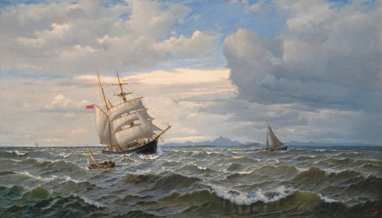Paisagem marítima de Oscar Kleineh
