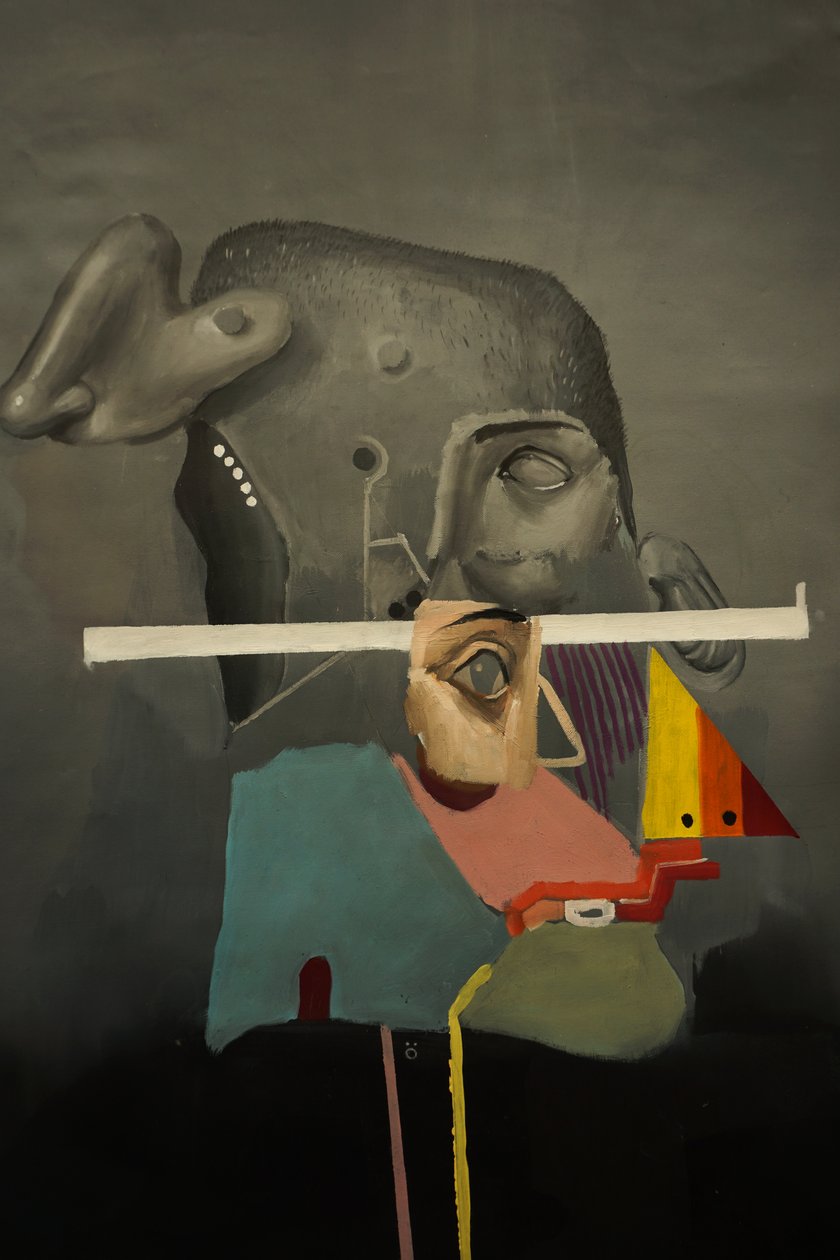 Pormenor de Silly, 2021-24 (óleo sobre linho) de Oscar Nin