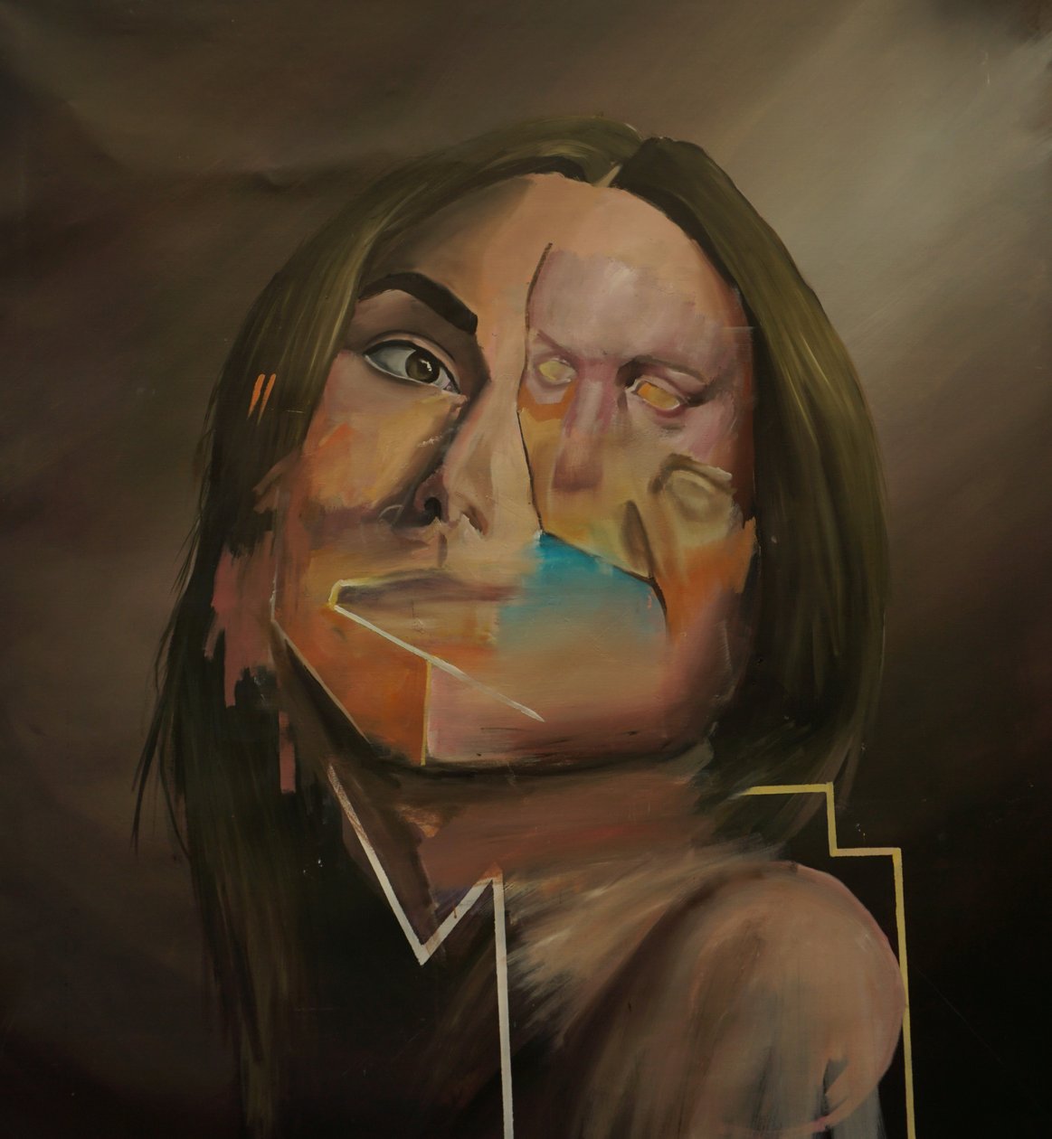 Puro, 2021-23 (óleo sobre linho) de Oscar Nin
