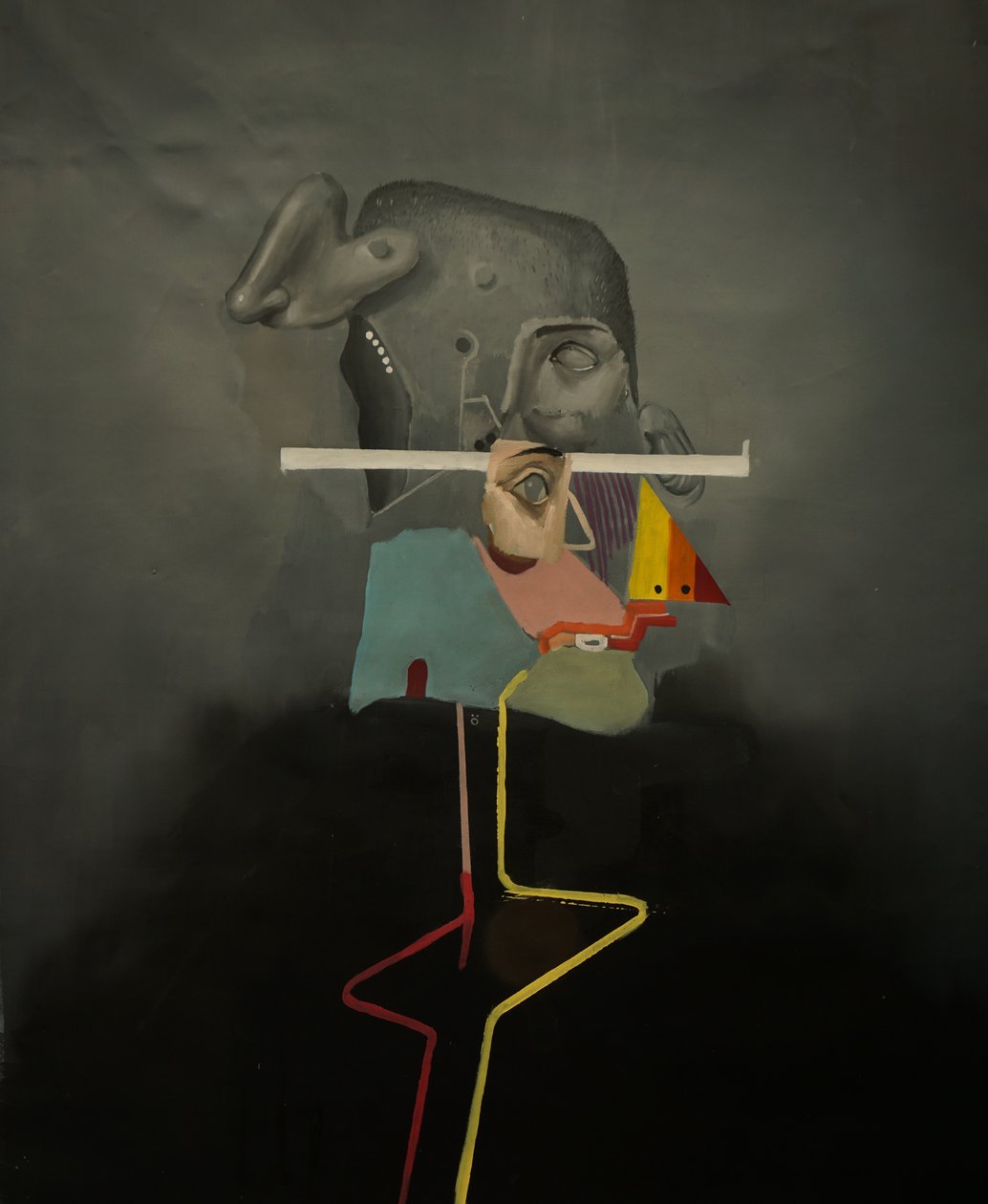 Silly, 2021-2014 (óleo sobre linho) de Oscar Nin