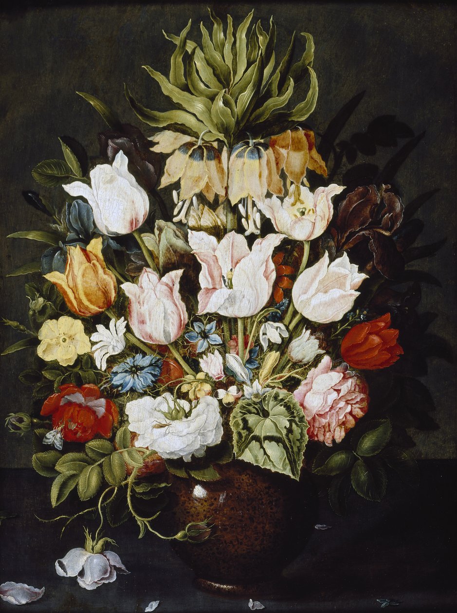 Um vaso de flores, c. 1616 de Osias the Elder Beert