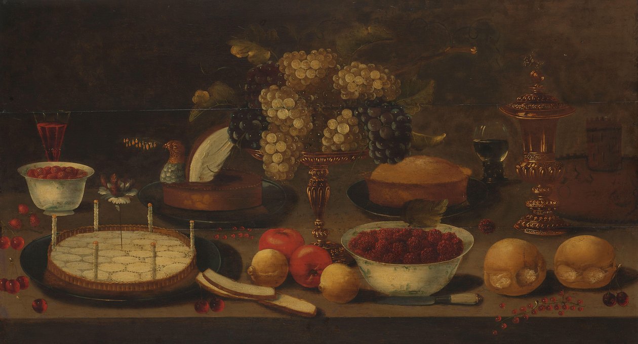 Banquete Natureza-Morta de Osias Beert (I) (follower of)