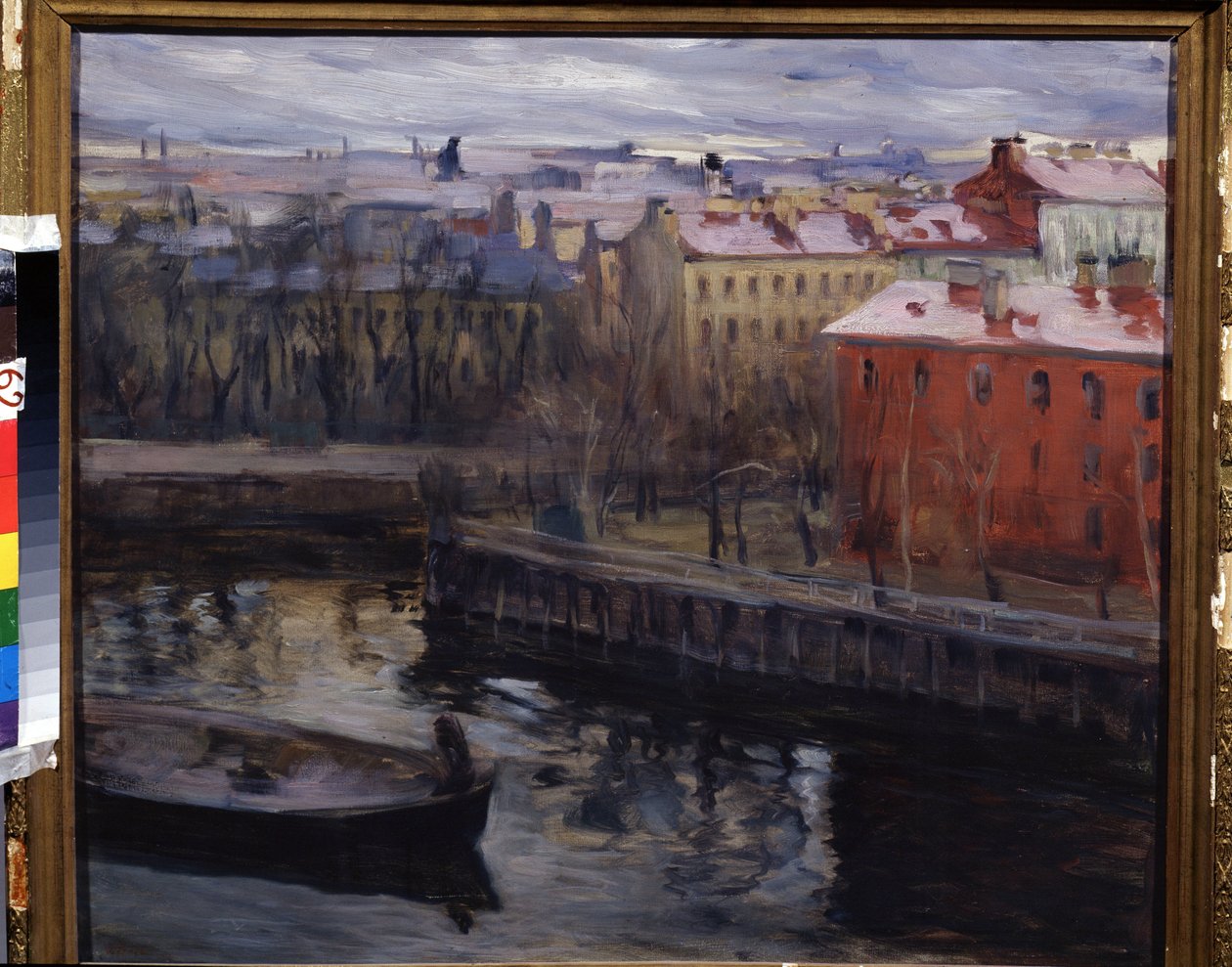 "Vue de Leningrado" Actuelle Saint Petersbourg. Peinture de Osip Emmanuilovich Braz (1872-1936) Museu Regional de Arte, Kalouga de Osip Emmanuilovich Braz