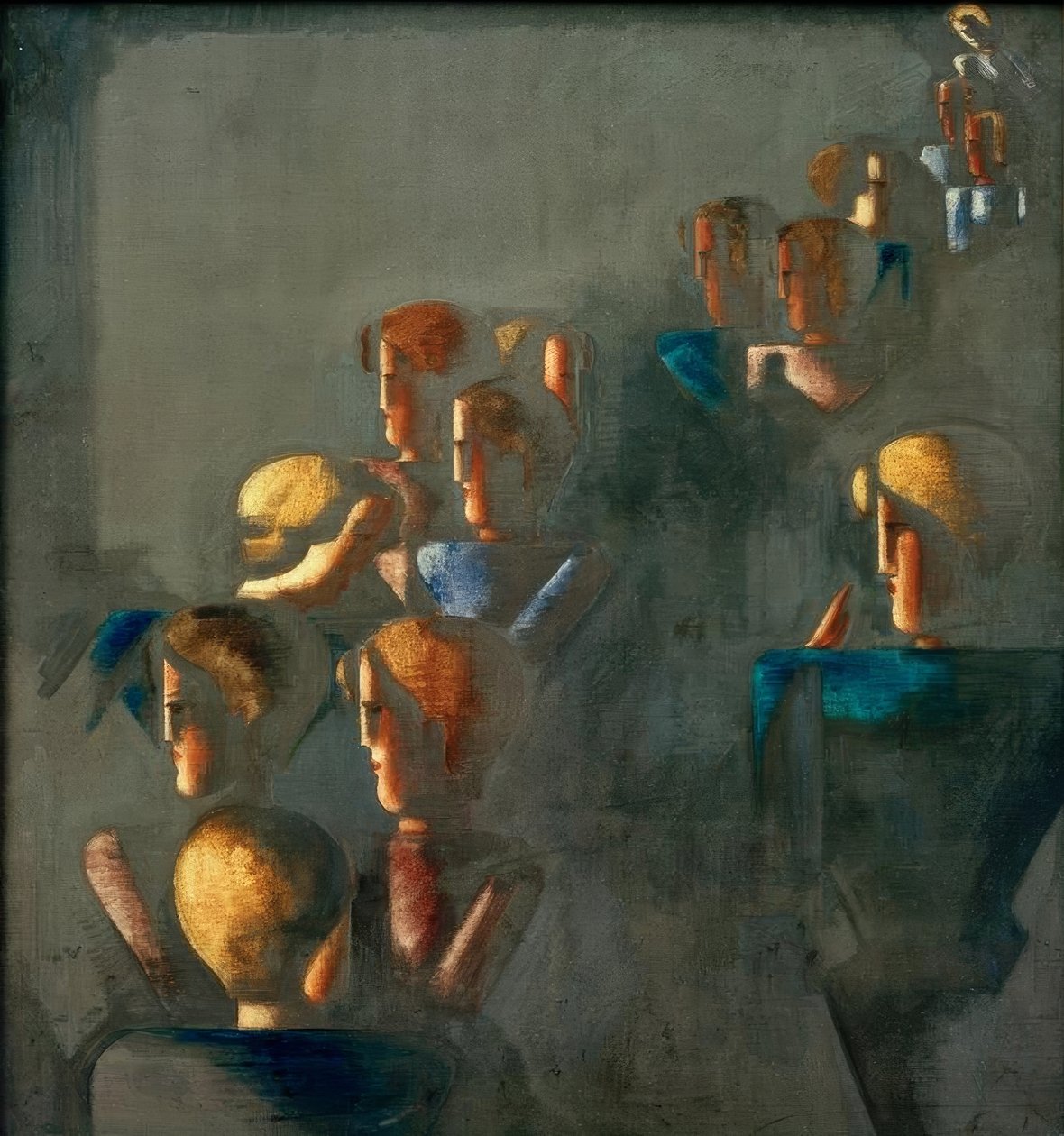 Imagem azul de Oskar Schlemmer