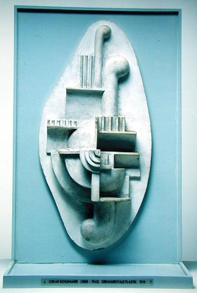 Alívio, 1919 (madeira) de Oskar Schlemmer