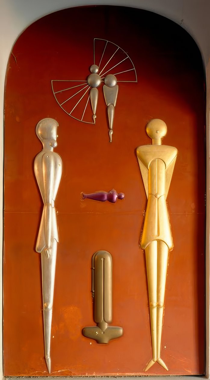 Edifício Van de Velde, relevo de Oskar Schlemmer de Oskar Schlemmer