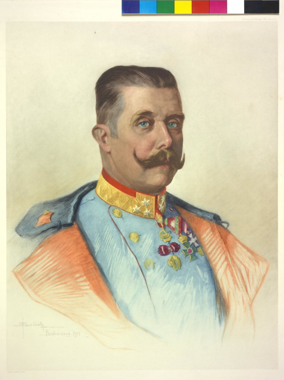 Arquiduque da Áustria-Este Franz Ferdinand de Oskar Bruch