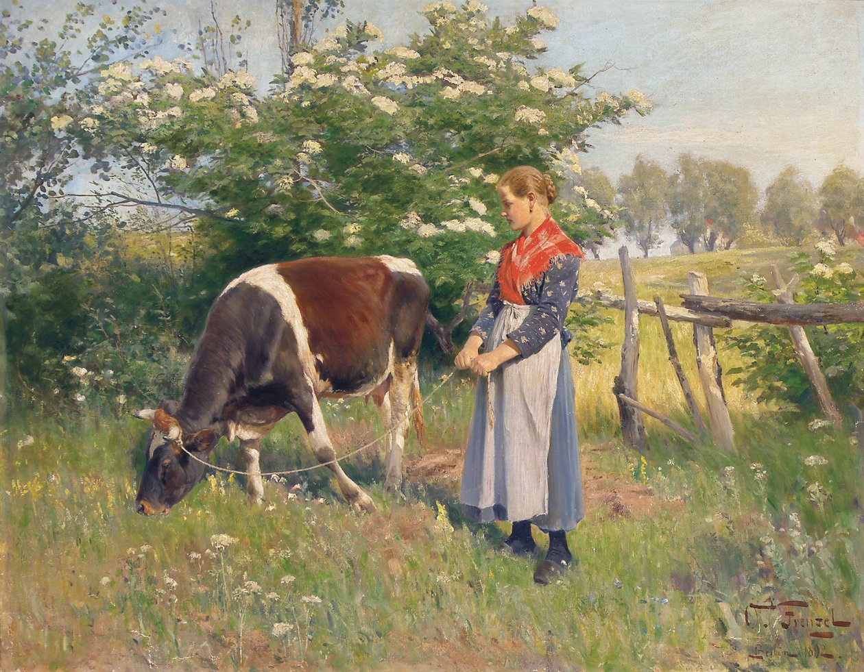 A Leiteira, 1892 de Oskar Frenzel