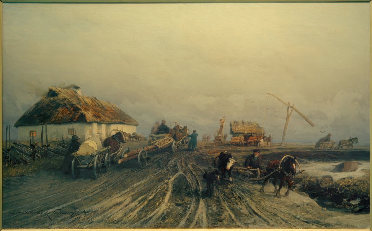 O. Hoffmann, início da primavera na Estônia de Oskar Hoffmann