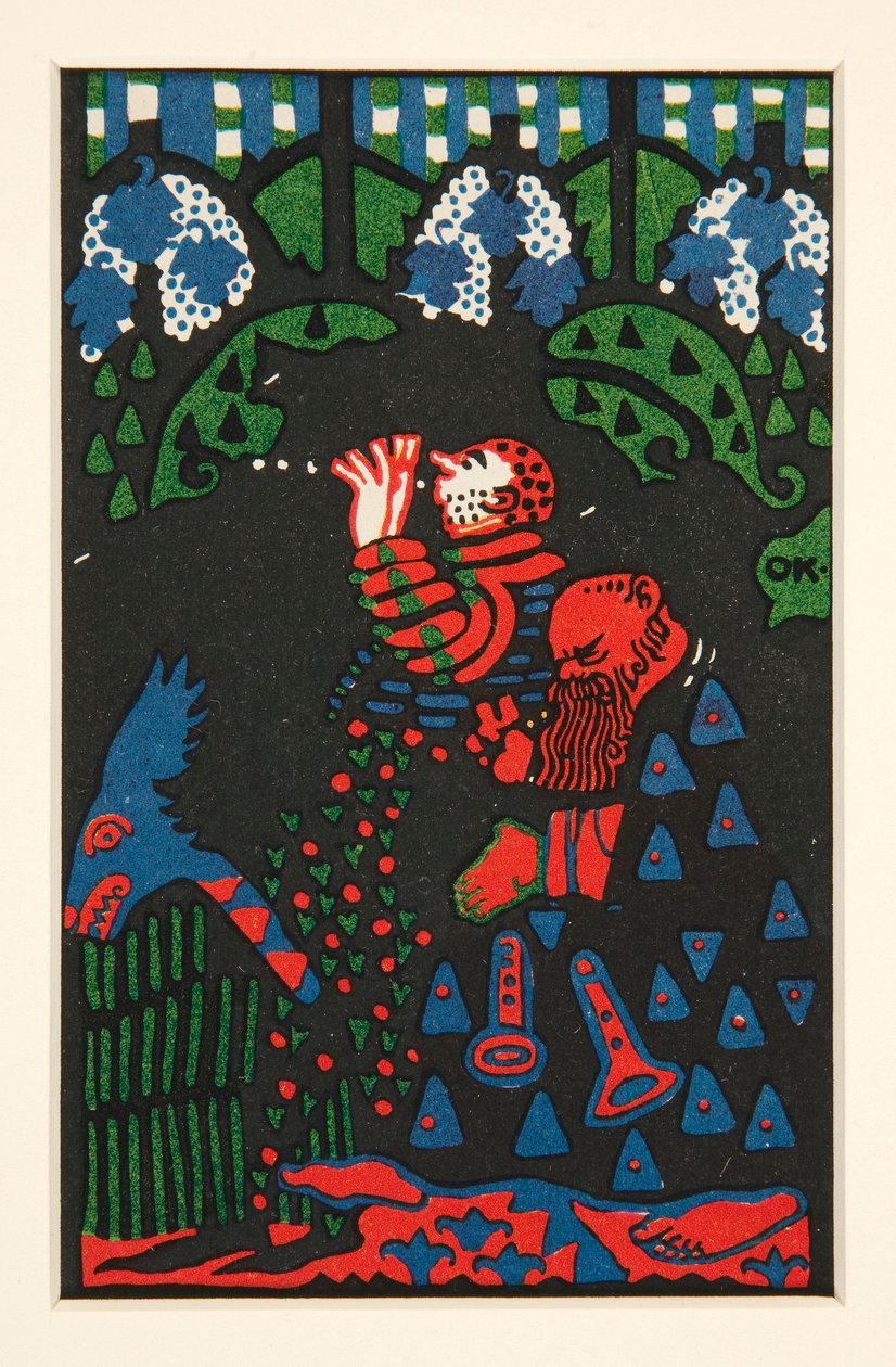 Zwei Musikanten (Dois Músicos) de Oskar Kokoschka